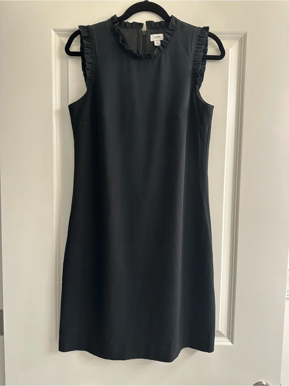 J Crew Factory Ruffleneck Dress - Picture 2 of 3